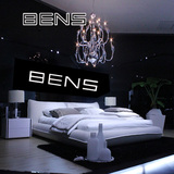 BENS奔斯可拆洗布艺床高箱储物布床1.8米双人床婚床1.5米软床9158