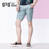 商场同款gxg.jeans男装夏季纯色韩版修身休闲短裤#62622233