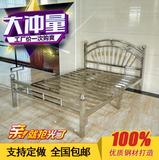 不锈钢床现代简约单双人床1.5米1.8米环保铁艺床架子304/ 可定制