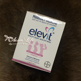 少量现货 澳版 Elevit爱乐维 备孕孕妇维生素营养片含叶酸 100粒
