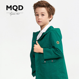 MQD品牌童装2016春装新款男童连帽外套中大童儿男童休闲外套风衣