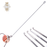 芝琴-diy手工材料串珠必备穿线工具 文玩佛珠手串针专用三通针