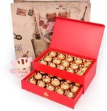 包邮Ferrero/费列罗 30粒装 金色双层巧克力礼盒 爱人结婚庆礼物
