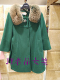 名典屋15年冬款女中褛羊毛大衣E1540Z528/E154OZ528专柜正品