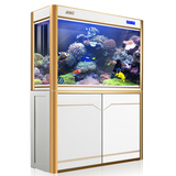 佳宝龙鱼缸超白玻璃龙鱼鱼缸底部过滤水族箱屏风大中型1.2米