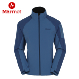 Marmot/土拨鼠软壳衣户外软壳衣男士开衫透气M1抓绒衣服加厚80190
