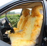 冬季澳洲纯羊毛坐垫 毛绒车垫皮毛一体 冬天汽车座垫车套通用座套