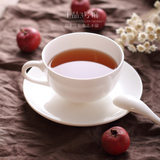 纯白简约骨瓷咖啡杯碟套装 欧式英式红茶杯下午茶杯茶具陶瓷杯子