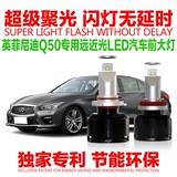 进口英菲尼迪Q50/L汽车专用LED超亮前大灯环榕山led双光透镜灯泡