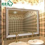 龙 欧式浴室镜防水成泰银镜卫浴镜美式卫生间镜子简约化妆镜壁挂