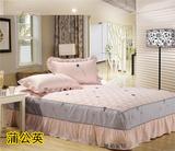 韩版全棉公主加棉床裙式三件套卡通床上用品床单单人双人床盖床罩