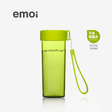 emoi基本生活 便携式环保随身杯 创意随行随手杯 防漏带提绳H1032