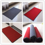 PVC复合条纹欢迎光临地毯防水门垫 吸水脚垫 迎宾红地毯 刮沙地垫