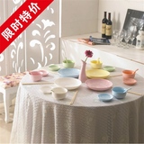 玉冰花陶瓷韩式餐具套装可爱彩色家用吃饭碗筷勺盘子婚庆礼品礼盒