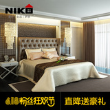北京定制真皮双人床1.8米北欧现代储物箱体床沙发床头层牛皮洛伦