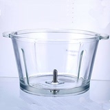 绞肉机玻璃碗 三的1.2L通用碎肉玻璃缸 配件原装玻璃杯 适用性广