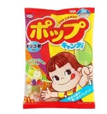 日本不二家绿茶多酚护齿果汁棒棒糖4种口味20支 防蛀牙