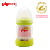 【贝亲官方旗舰店】贝亲 pigeon宽口径PP奶瓶160ml（绿色）AA80