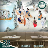 3D立体韩式壁纸大型壁画烤肉料理韩国民俗主题餐厅火锅店背景墙纸