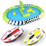 包邮遥控玩具船迷你遥控快艇儿童益智玩具防水快艇双人竞技遥控船