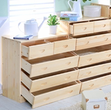 cp小型储物柜大容量50长五斗柜简约烤漆斗柜实木组装欧式抽屉柜