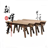 古典长条凳 八仙桌长条凳 实木餐桌长凳中式仿古长板凳 饭店凳子