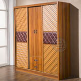 滑门衣柜开门推拉门结合包邮1.8米大衣柜平开门趟门移门木质衣橱