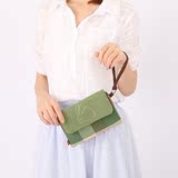 【包邮】韩版可爱女士手拿包 三色补丁女卡通帆布艺手机零钱包