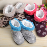 韩国秋冬季加厚地板袜套 宝宝 防滑保暖 儿童袜子 早教学步袜鞋