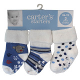 卡特carter‘s松口防滑全棉加厚宝宝婴儿袜/男女童袜 毛圈毛巾袜