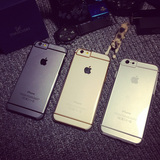 iPhone6plus手机壳硬壳高透边框手机壳苹果6 潮 欧美简约手机壳