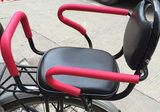 优质加长加厚电动车自行车双人儿童安全后置座椅加长后座后坐垫0