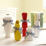 花瓶创意白色陶瓷插花花瓶装饰现代简约宜家小号家居家饰商务花器