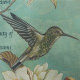 芮诗凯诗 欧式美式乡村复古铁艺彩绘花鸟壁饰挂画装饰装饰壁挂