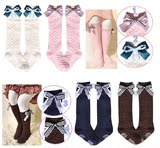春秋儿童棉袜0-1-2周岁半3-6-9-12个月新生婴儿袜子女宝宝中筒袜