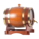 5L橡木酒桶 葡萄酒桶 红酒桶 啤酒木质 橡木桶酒内胆