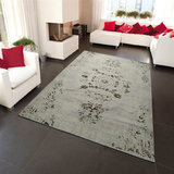 高档土耳其进口地毯卧室仿真丝材质 客厅茶几抽象现代地毯巴洛克