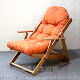 躺椅沙发椅实木可折叠椅休闲宜家正品逍遥椅懒人阳台椅午休躺椅