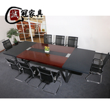 诚冠办公家具 上海板式油漆时尚会议桌 大小型开会桌简约培训条桌