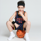 儿童篮球服NBA詹姆斯骑士队服宝宝球衣 运动套装小学生比赛服定制