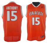 NCAA篮球服卡梅隆安东尼大学球衣男锡拉丘兹雪城大学15号刺绣版橙