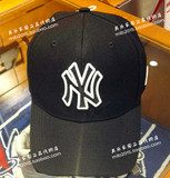 MLB专柜正品代购 最新基础款黑色春季出游情侣弯檐棒球帽00100