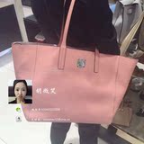 韩国免税店正品代购MCM纯色牛皮子母单肩购物包 韩国直邮