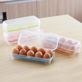 冰箱鸡蛋盒保鲜盒3个鸡蛋收纳盒冰箱用放鸡蛋的鸡蛋托塑料蛋格子