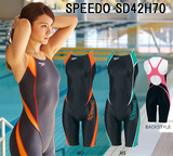 Speedo/速比涛 长款齐膝连体平角泳衣性感修身日本制造进口泳衣