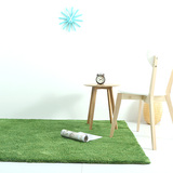 客厅茶几沙发卧室家用地毯 满铺短毛地毯 支持定制 草坪绿色地毯