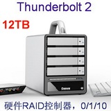 12TB  Stardom ST4-TB 4盘位Thunderbolt 2雷电磁盘阵列柜硬RAID