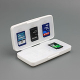 日本进口  便携式SD卡盒手机卡闪卡收纳盒 TF卡收纳盒 收纳盒