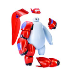 超能陆战队 大白机器人 白胖子公仔手办 盔甲变形款 组装拼装玩具