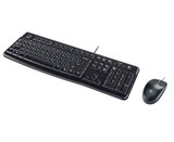 可开发票 Logitech/罗技MK120 USB有线鼠标键盘套装 机键鼠套装